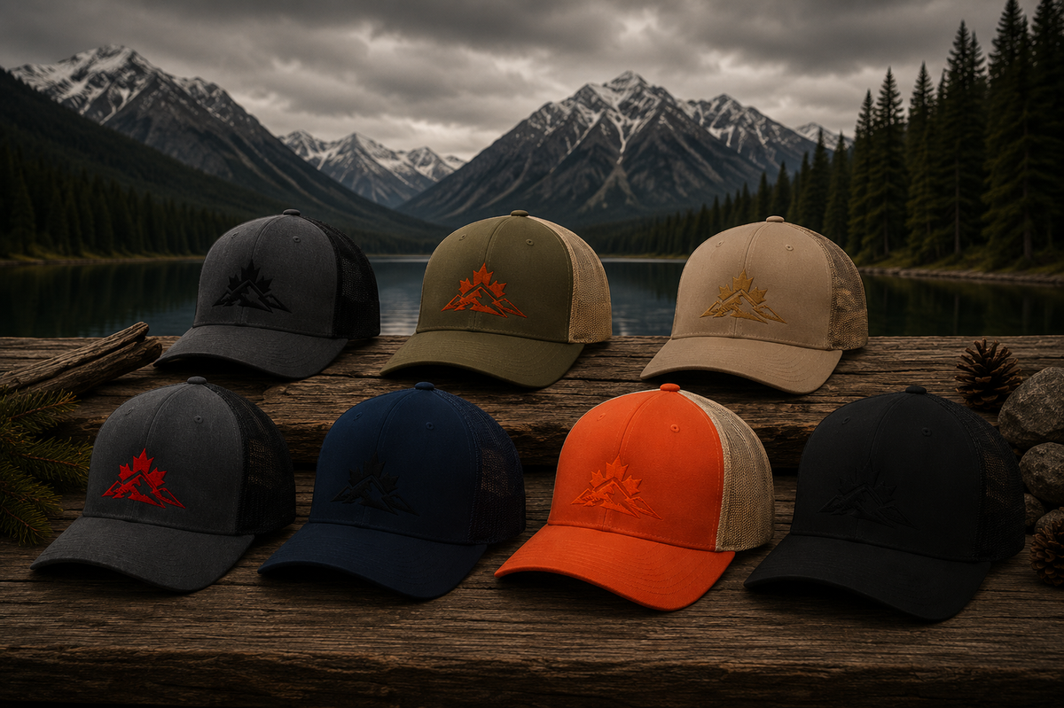 Adventures Horizon Minimalist Logo Trucker Hat